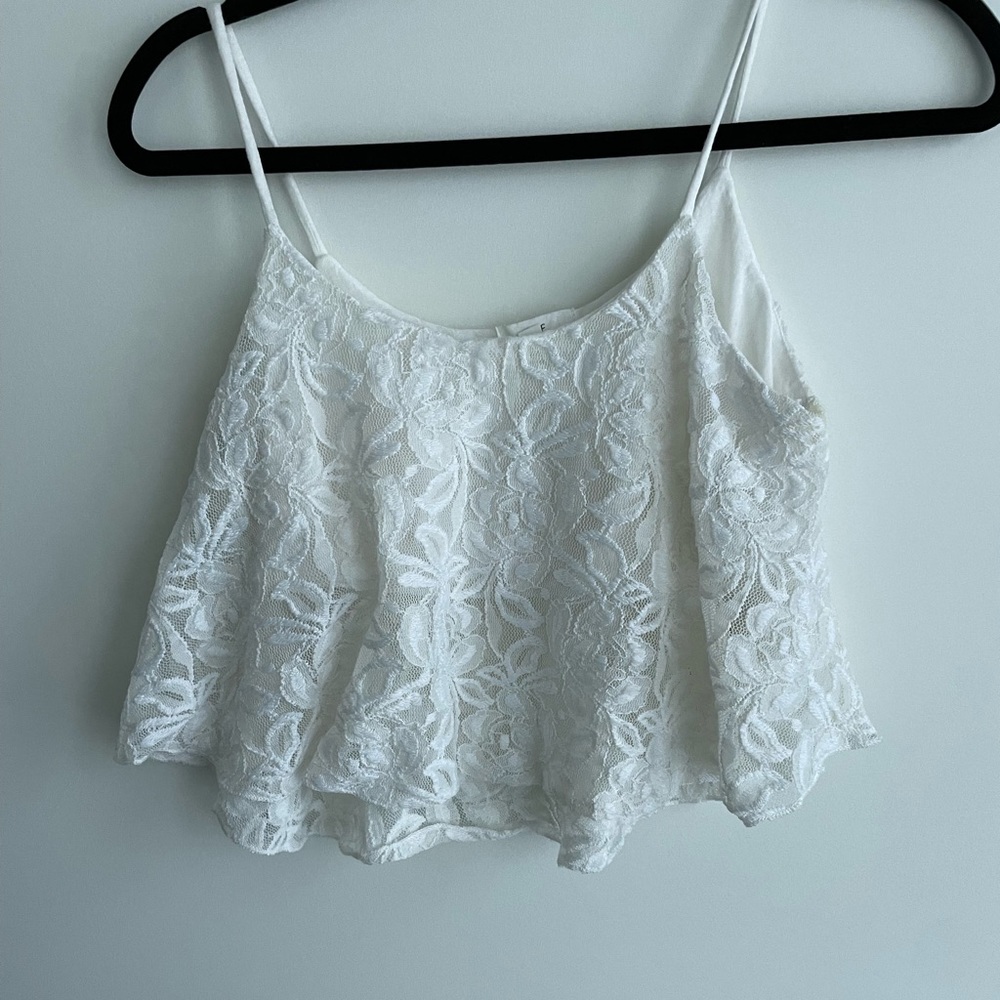 Lace crop top